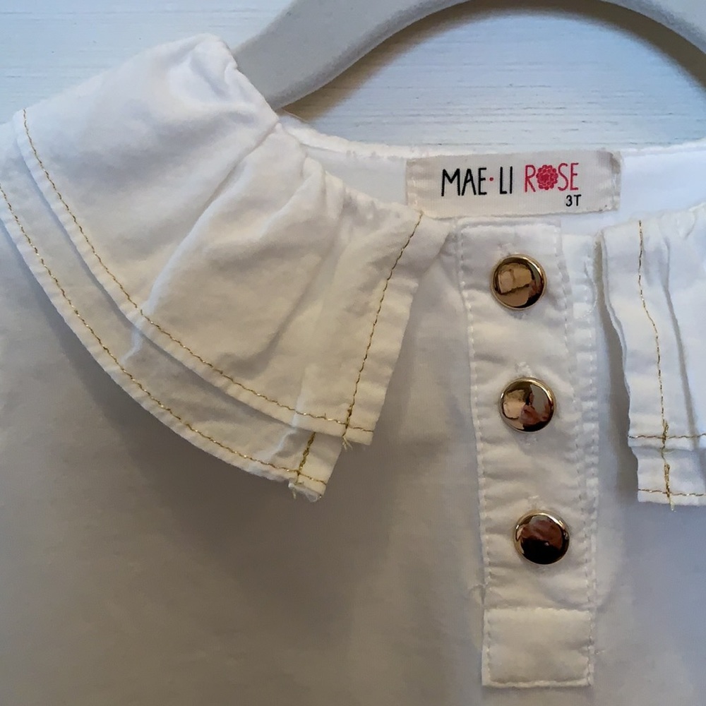 MAE•LI ROSE Ruffle Blouse - Picture 3 of 3